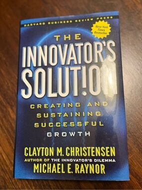 The Innovator's Solution by Clayton M. Christensen - Hardcover Book